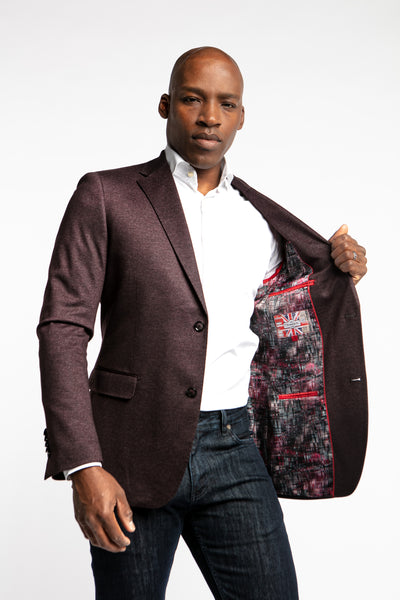 Higgins Burgundy Sport Coat 7 Downie St