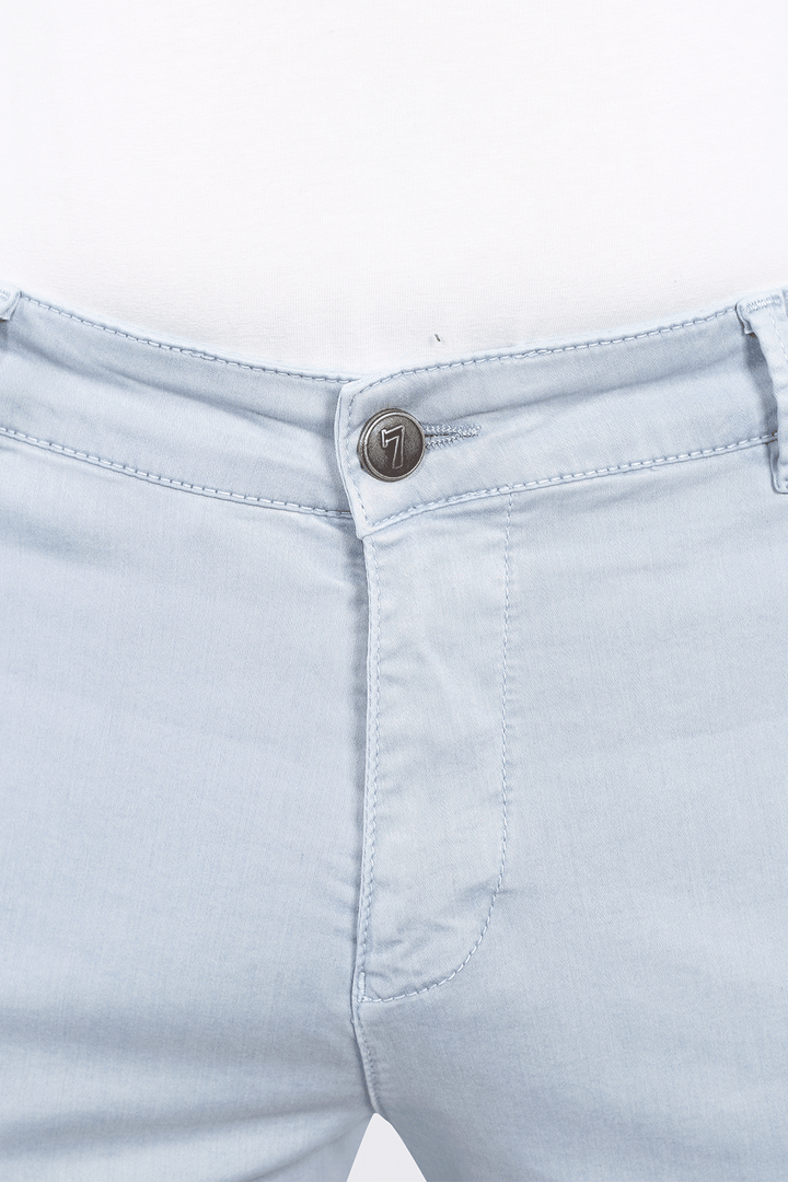 Flat Front Stretch Pants in Aqua - 7 Downie St.®