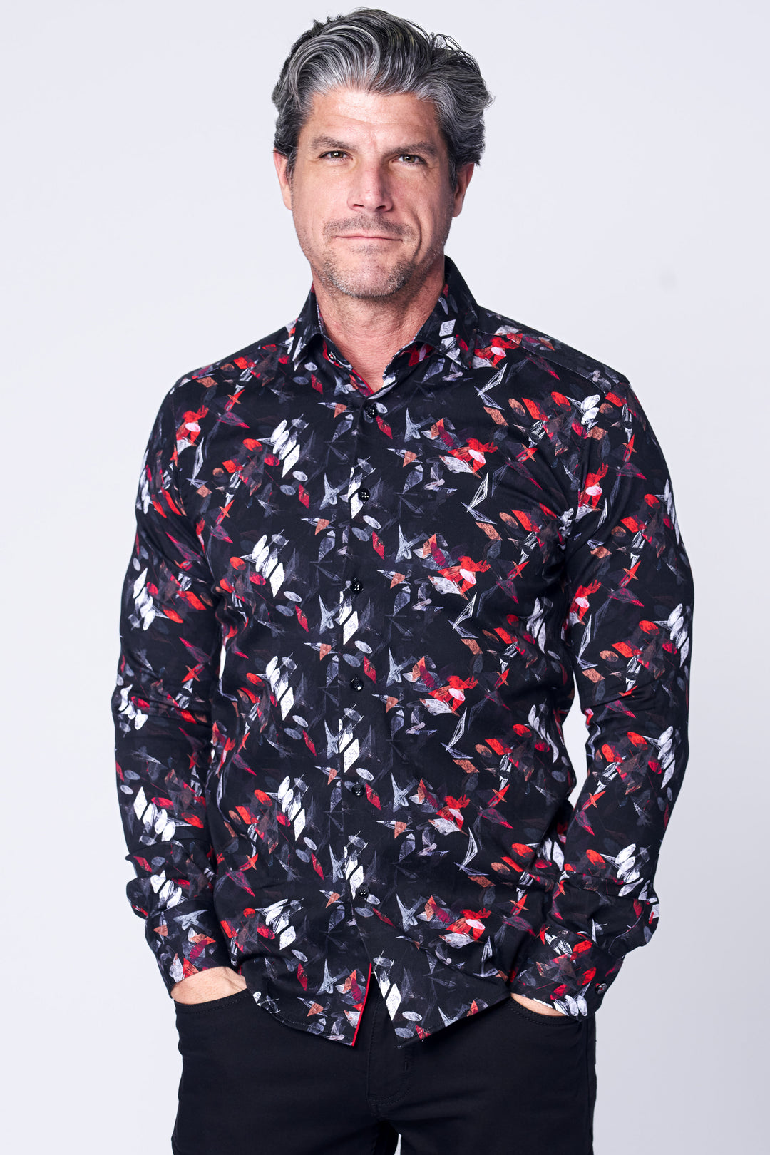 136 B LONGSLEEVE SHIRT IN BLACK - 7 Downie St.®