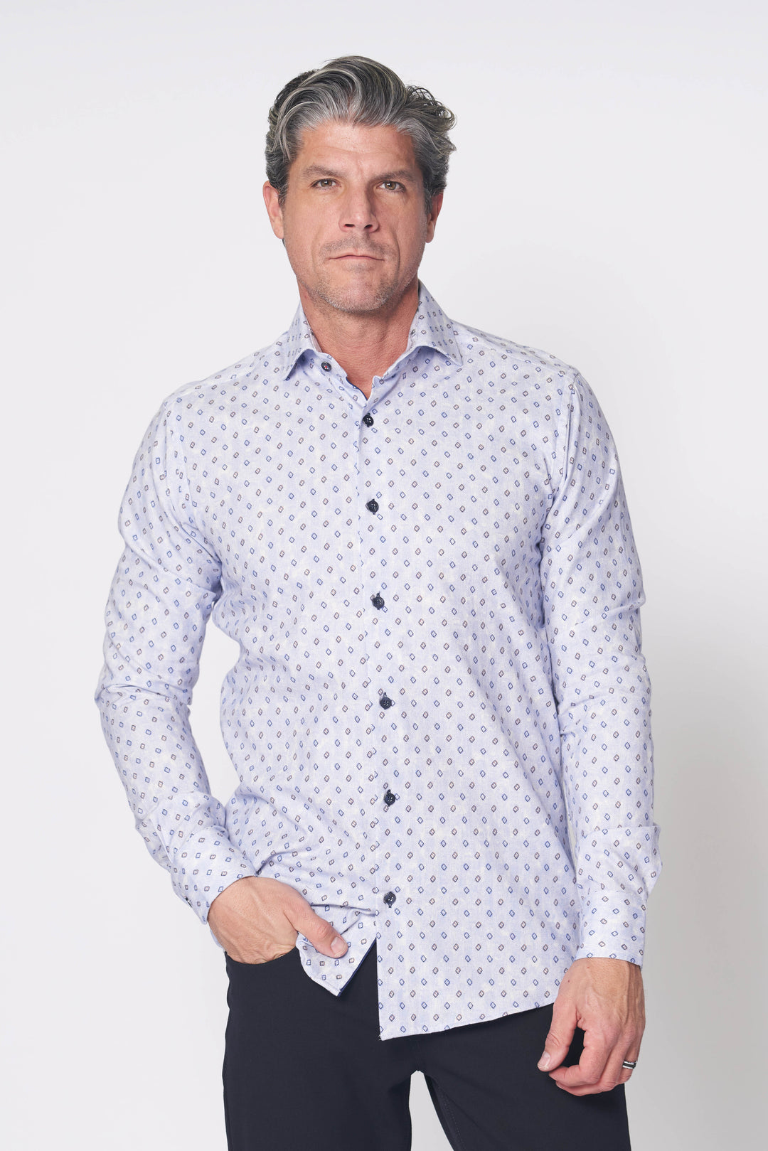 14 LONG SLEEVES SHIRT IN BLUE - 7 Downie St.®