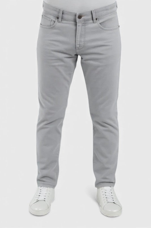 Five Pocket Stretch Pants in Aqua