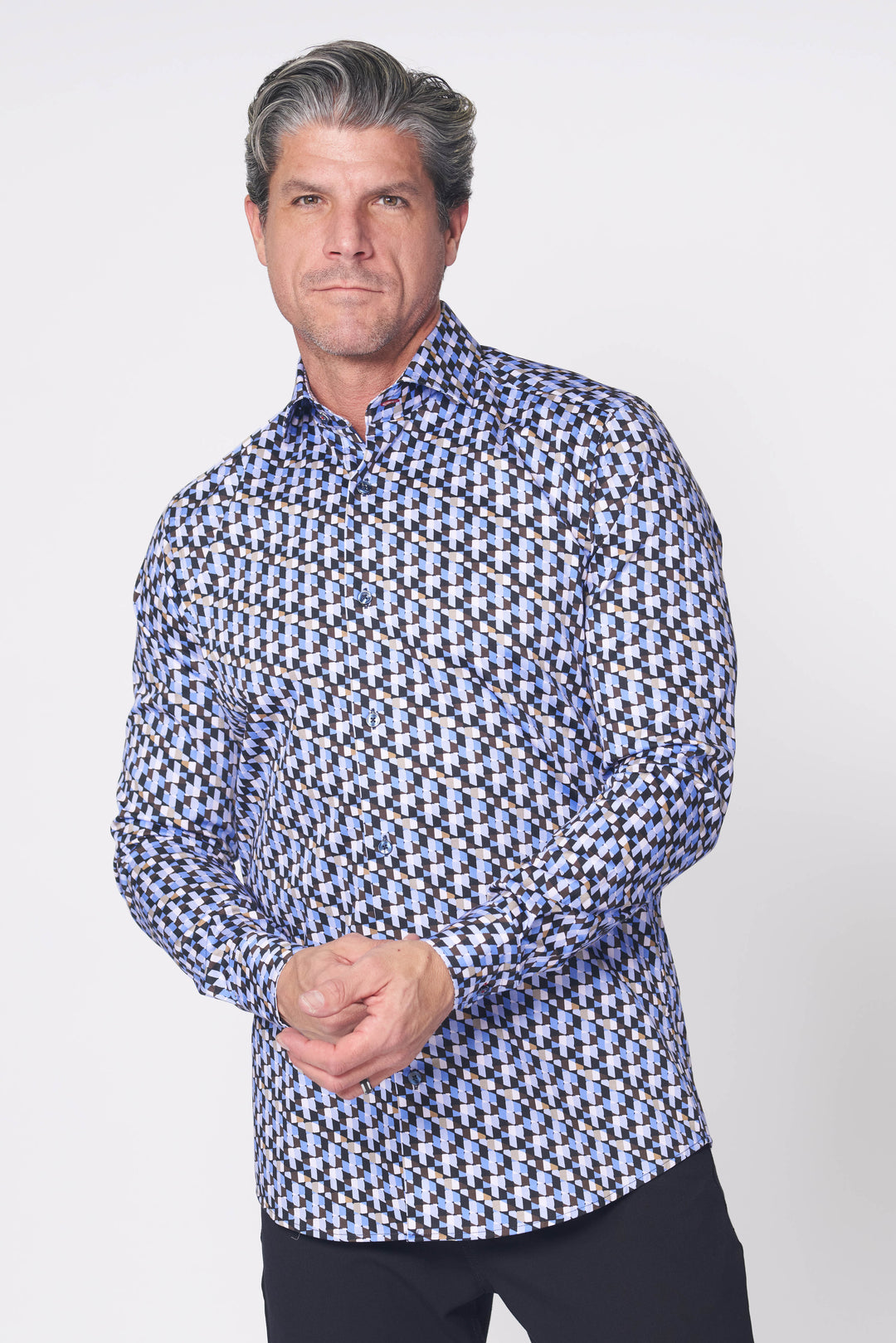 26 LONG SLEEVES SHIRT IN NAVY - 7 Downie St.®