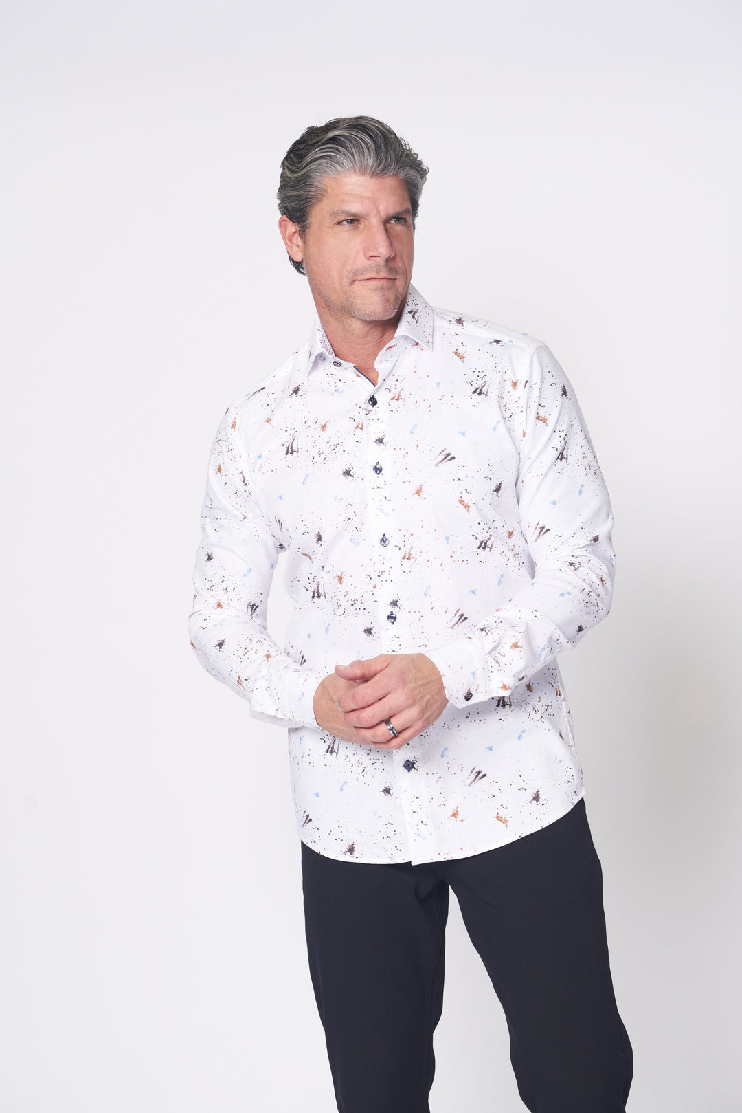 27 LONGSLEEVE SHIRT IN WHITE - 7 Downie St.®