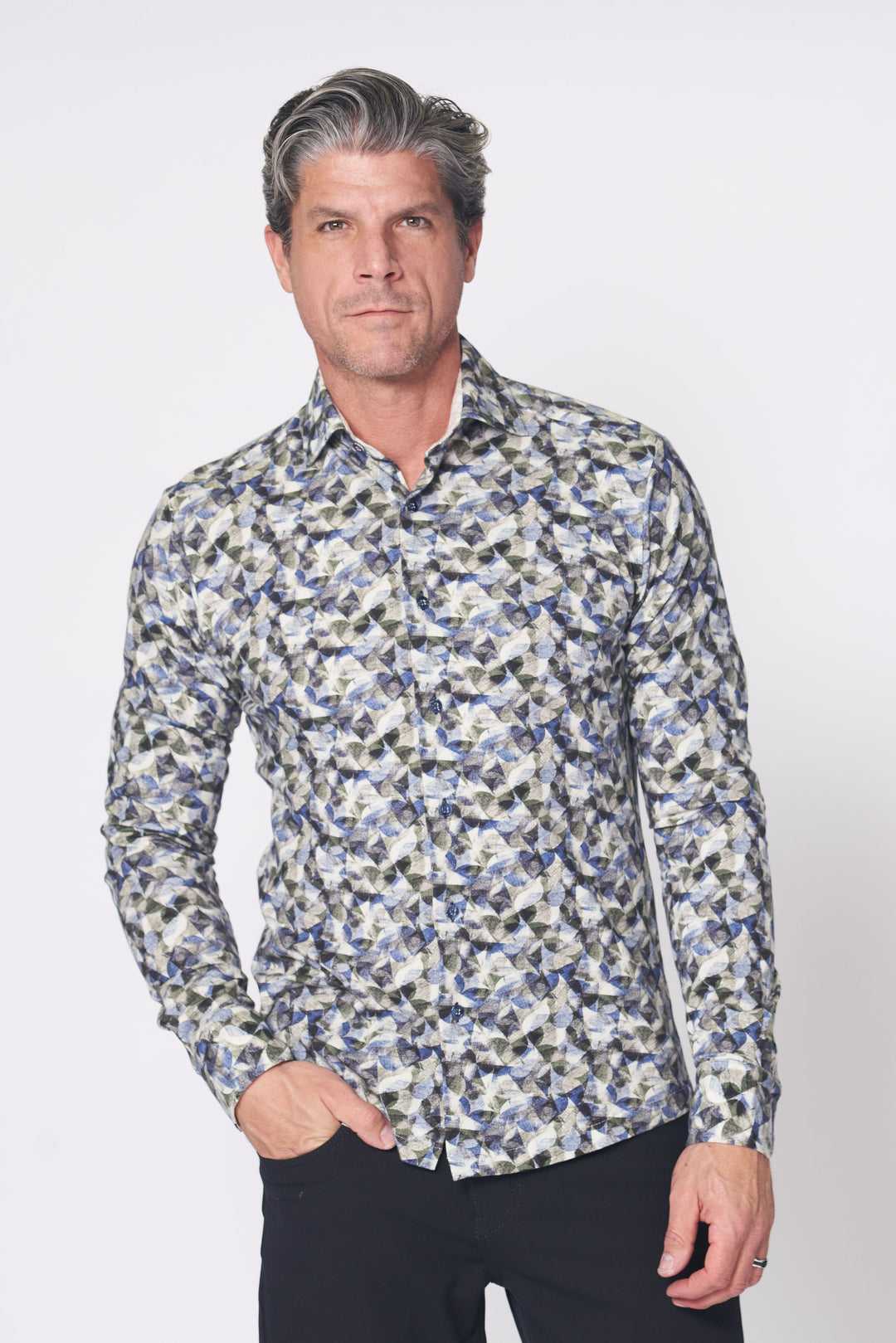 85 AMORE LONGSLEEVE SHIRT IN GREEN - 7 Downie St.®