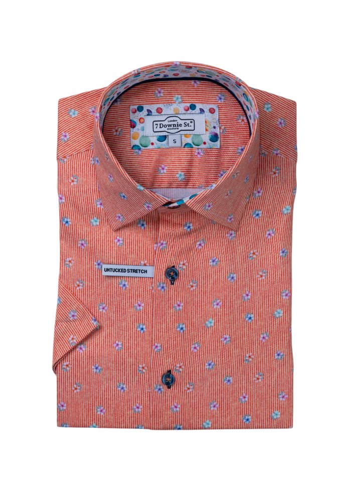 Short Sleeve Sport Shirts in Orange