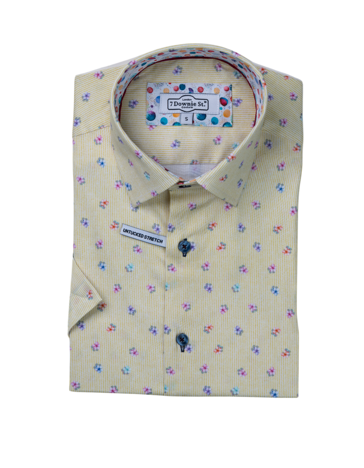 Short Sleeve Sport Shirts in Yellow