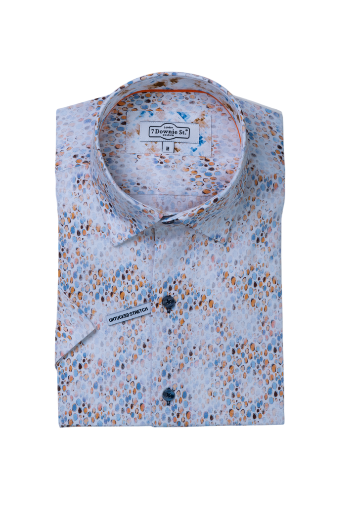 9013  Short Sleeve Sport Shirts in Orange