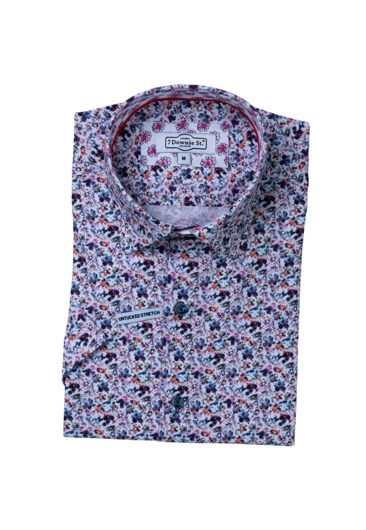9018  Short Sleeve Sport Shirts in Multi