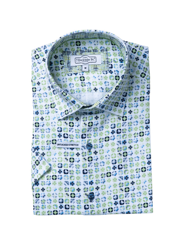 Short Sleeve Sport Shirts in Green