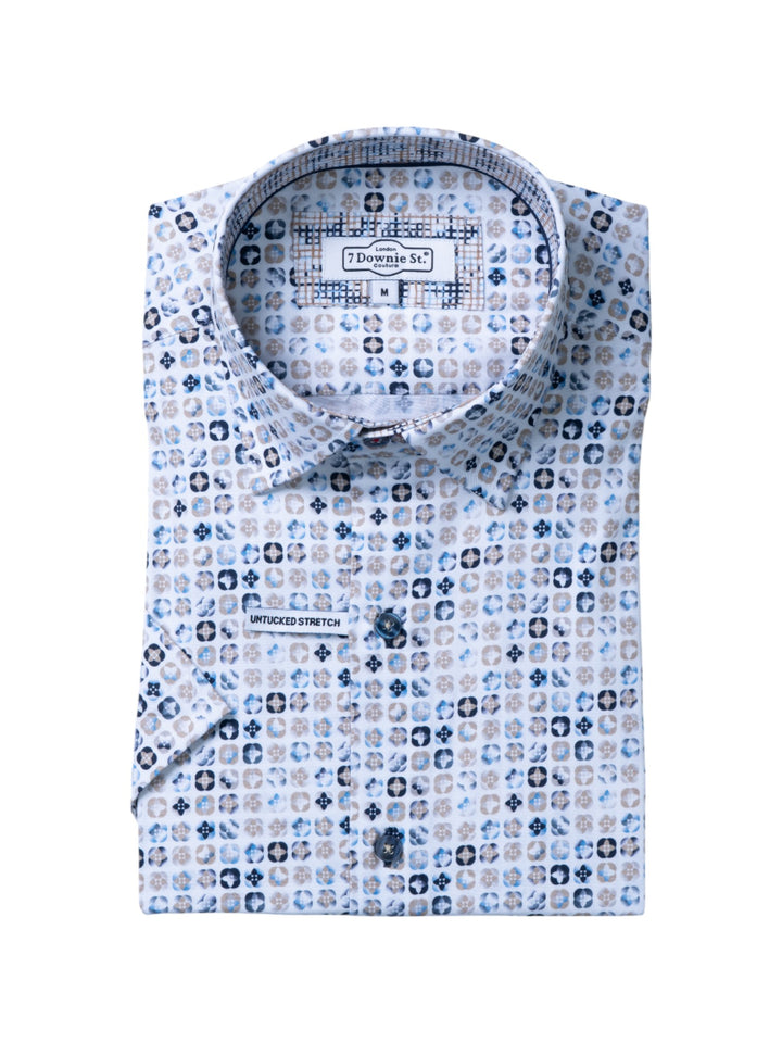 Short Sleeve Sport Shirts in Blue