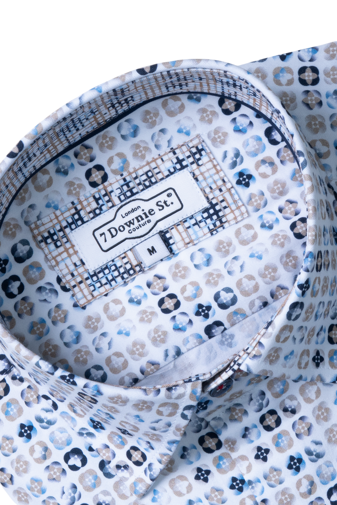 9023  Short Sleeve Sport Shirts in Blue