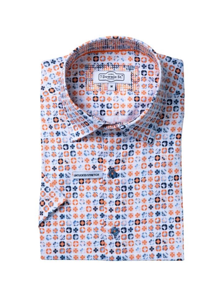 Short Sleeve Sport Shirts in Orange