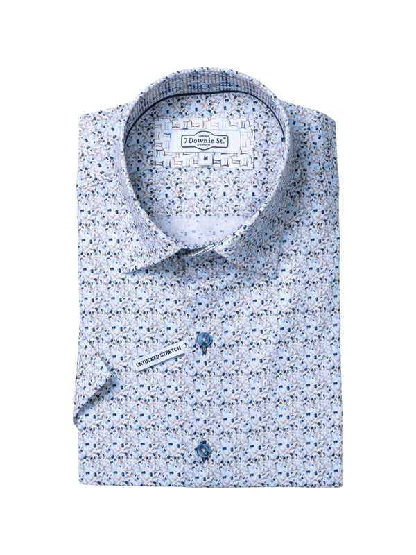 Short Sleeve Sport Shirts in Brown