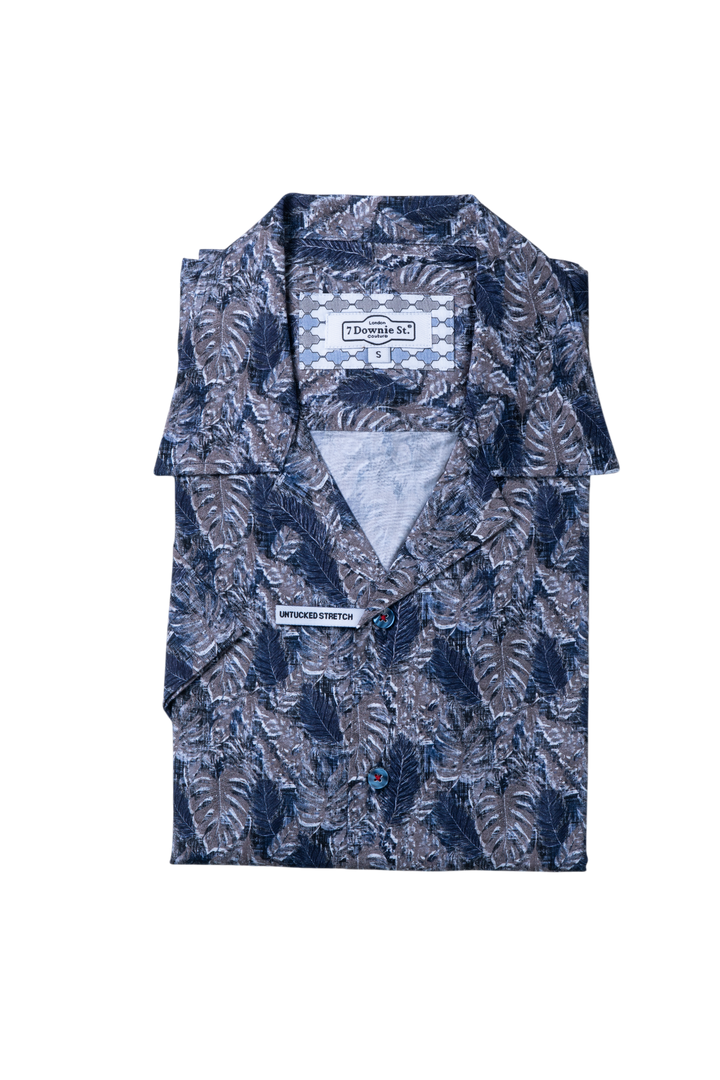 9029 Short Sleeve Sport Shirts in Navy