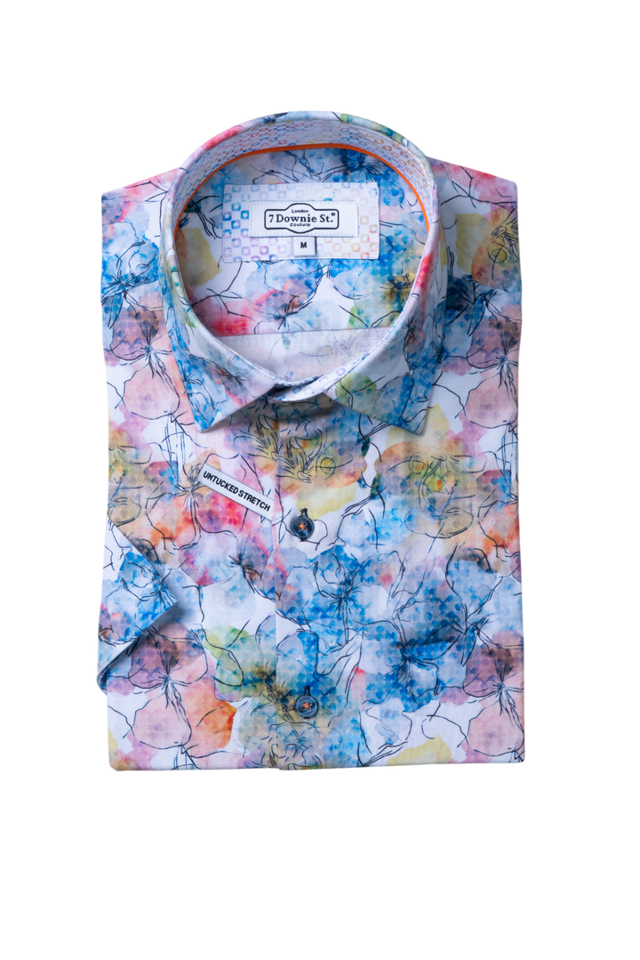 9038  Short Sleeve Sport Shirts in Multi