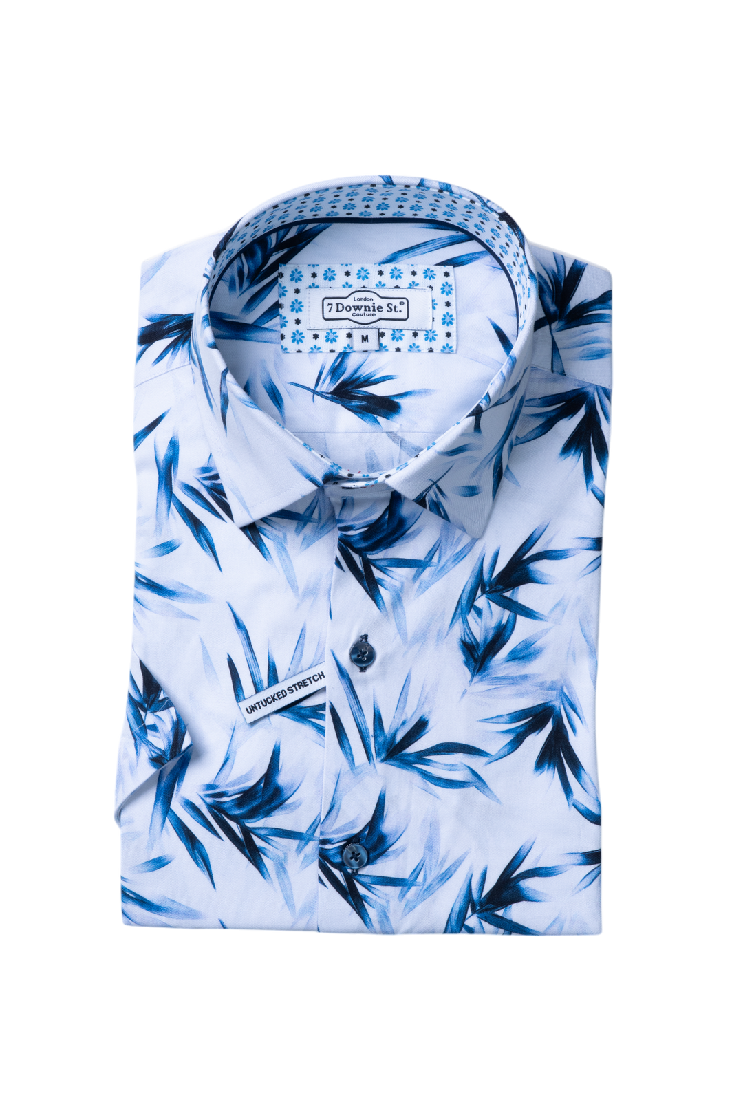 9048  Short Sleeve Sport Shirts in White