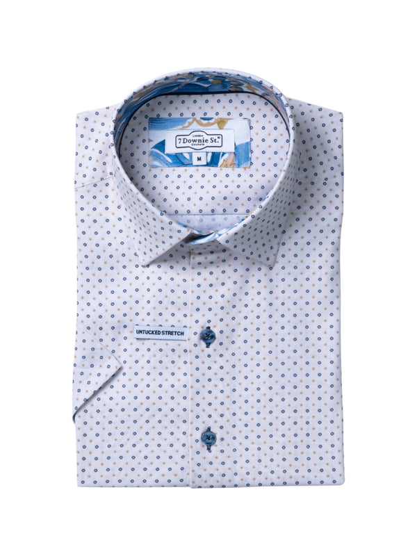 Short Sleeve Sport Shirts in Blue