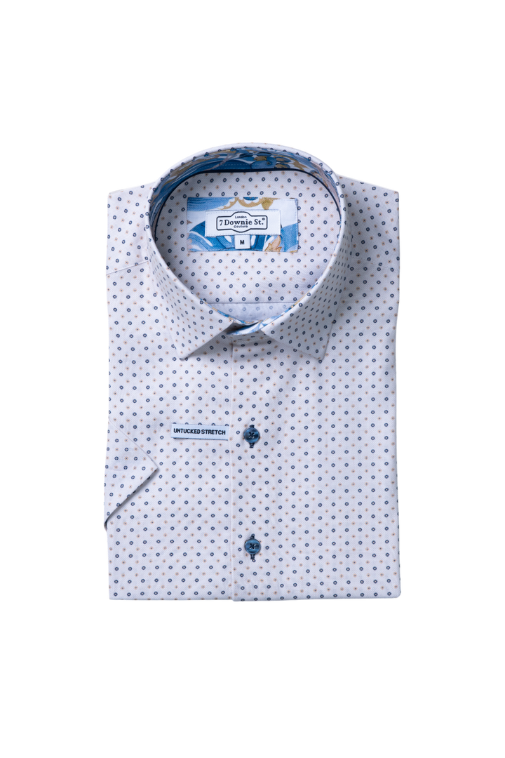 9050  Short Sleeve Sport Shirts in Blue