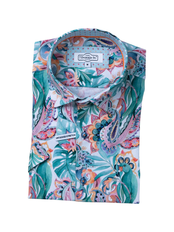 Short Sleeve Sport Shirts in Green