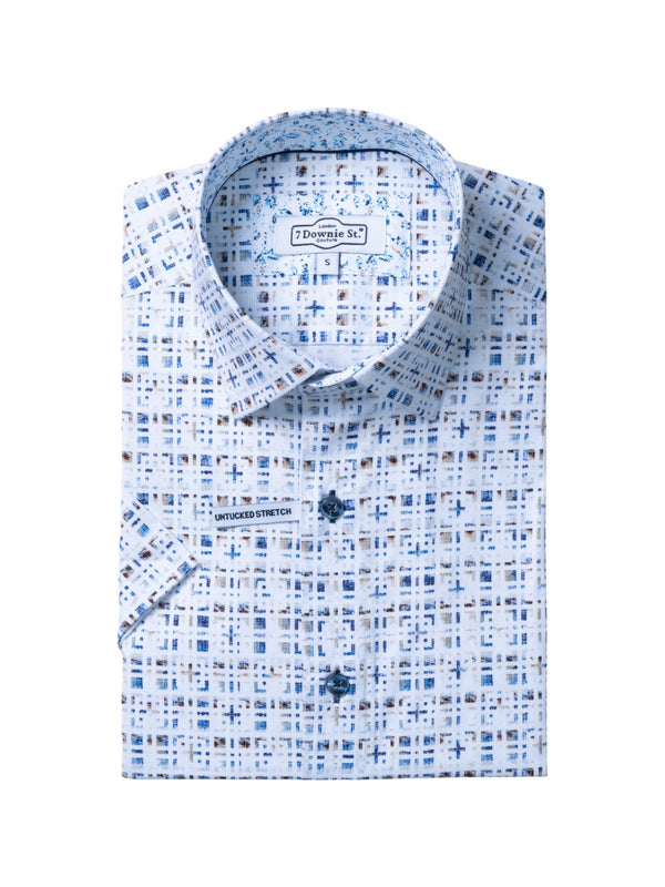 Short Sleeve Sport Shirts in Blue