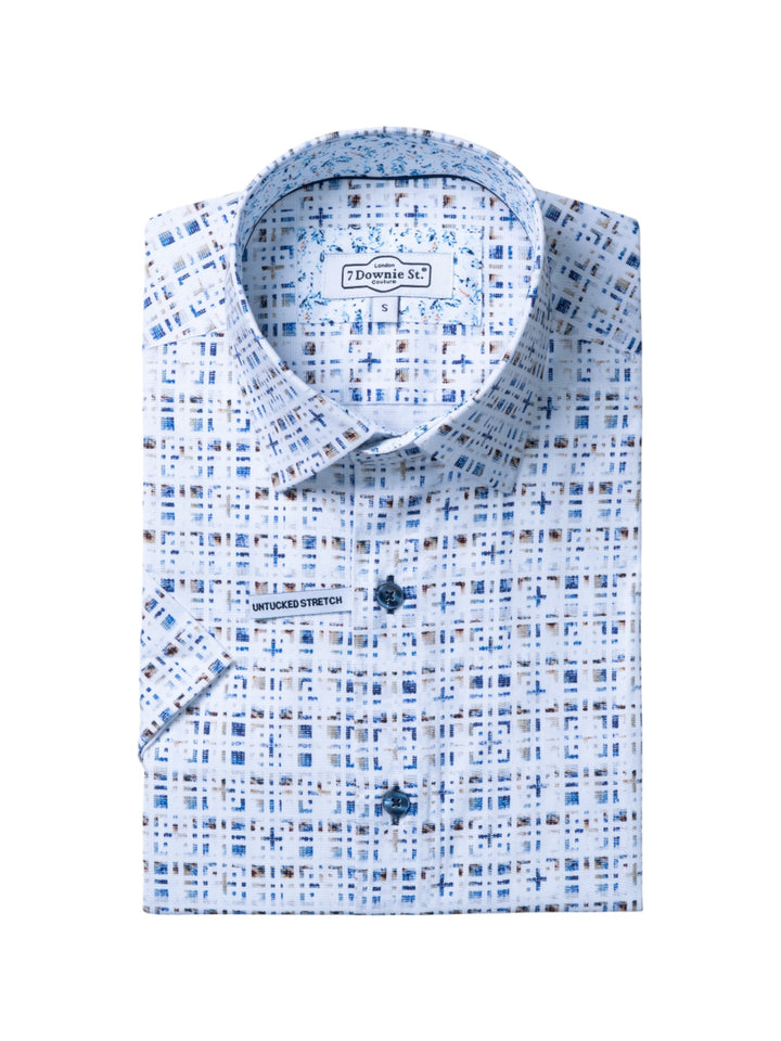 Short Sleeve Sport Shirts in Blue