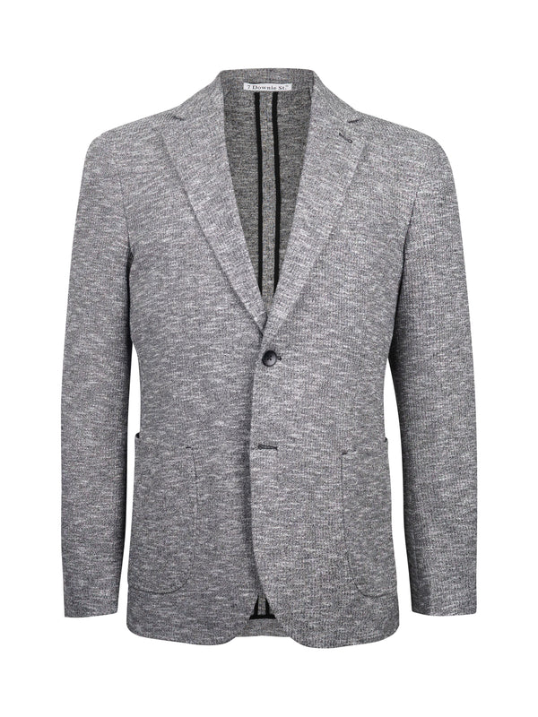 Arlington Mid Grey Rib Knit Sport Coat