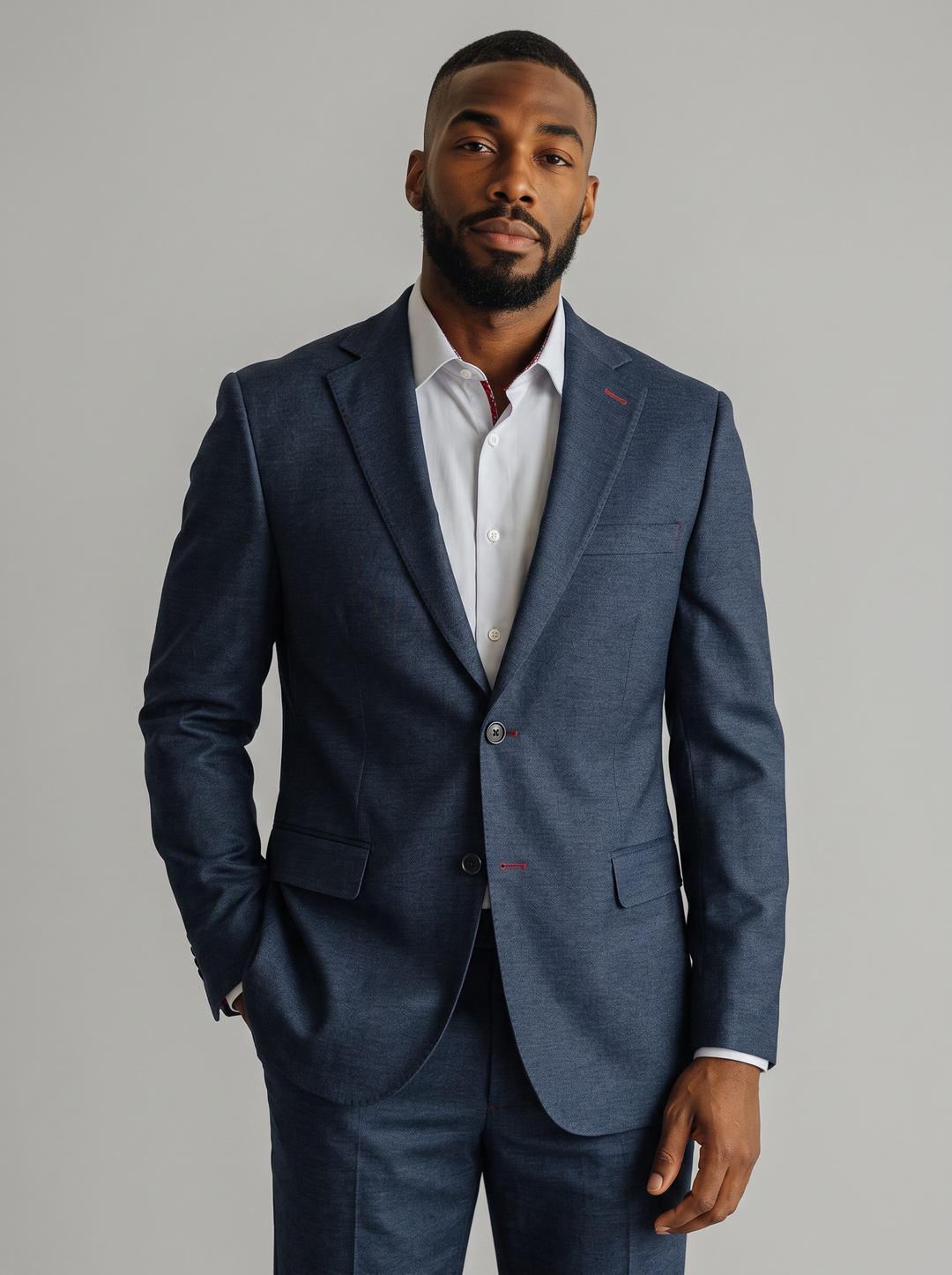 AVENTUS BLUE KNIT SPORT COAT