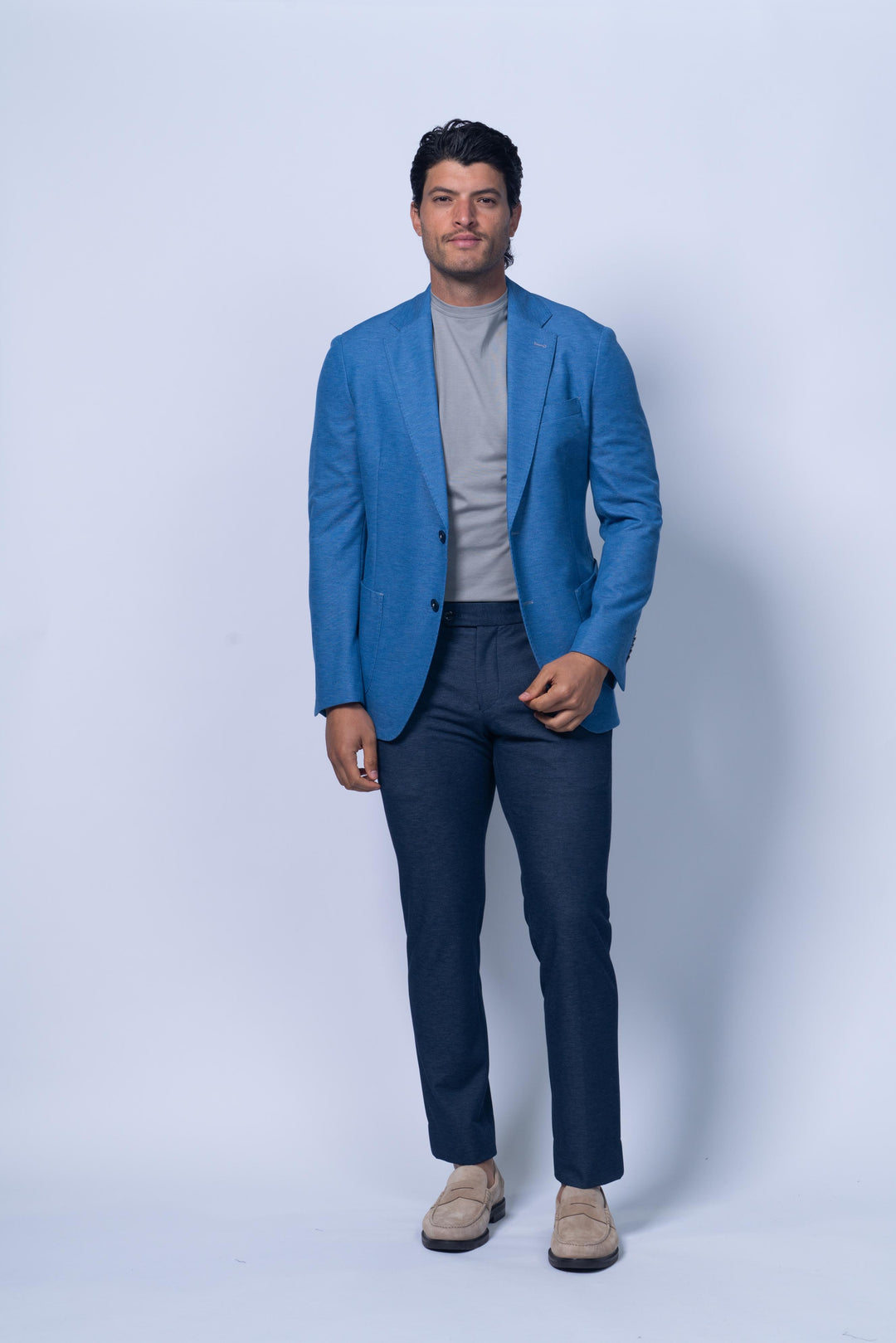 Barrie Cobalt Blue Stretch Knit