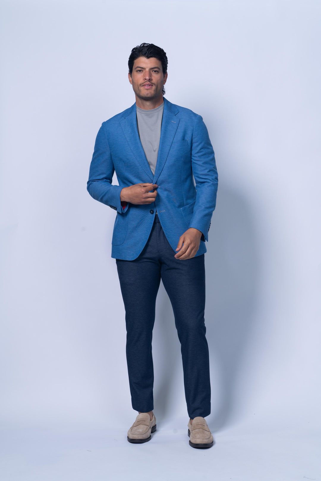 Barrie Cobalt Blue Stretch Knit