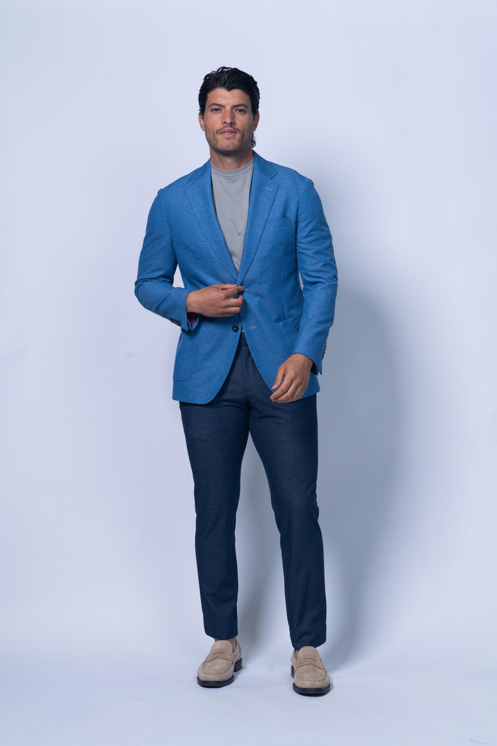 Barrie Cobalt Blue Stretch Knit