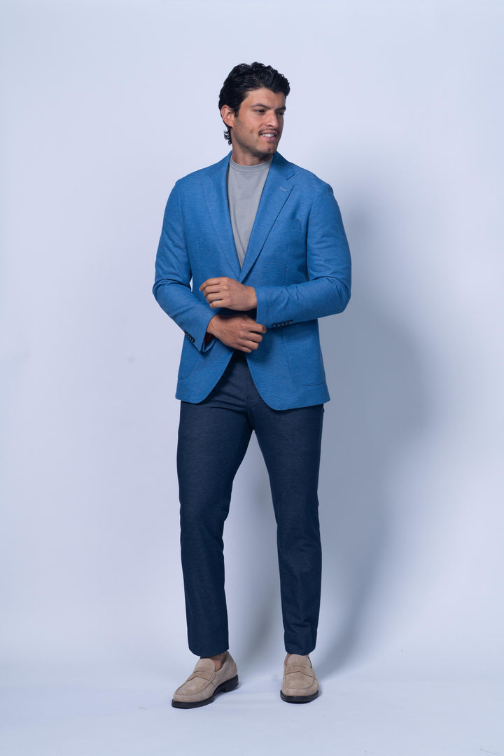 Barrie Cobalt Blue Stretch Knit