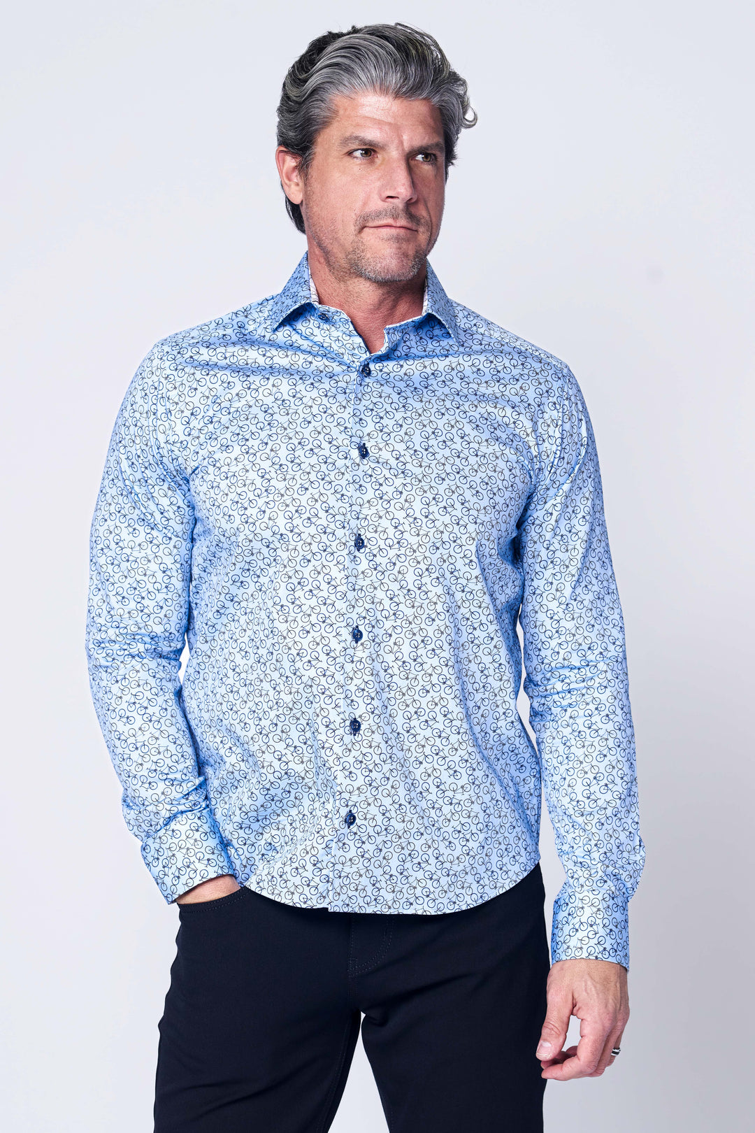 BLUE BICYCLE LONGSLEEVE IN BLUE - 7 Downie St.®