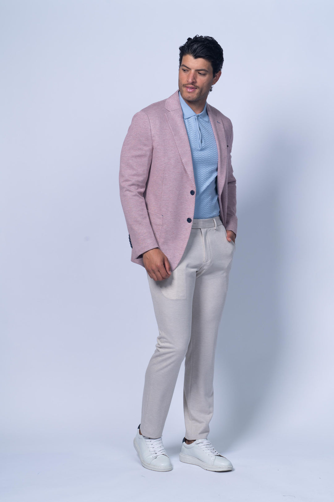 Brighton Salmon Jersey Stretch Knit