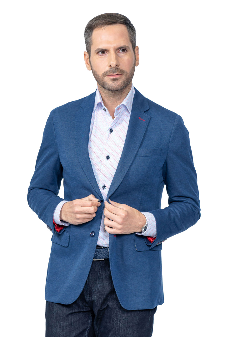 Boston Blue Stretch Blazer