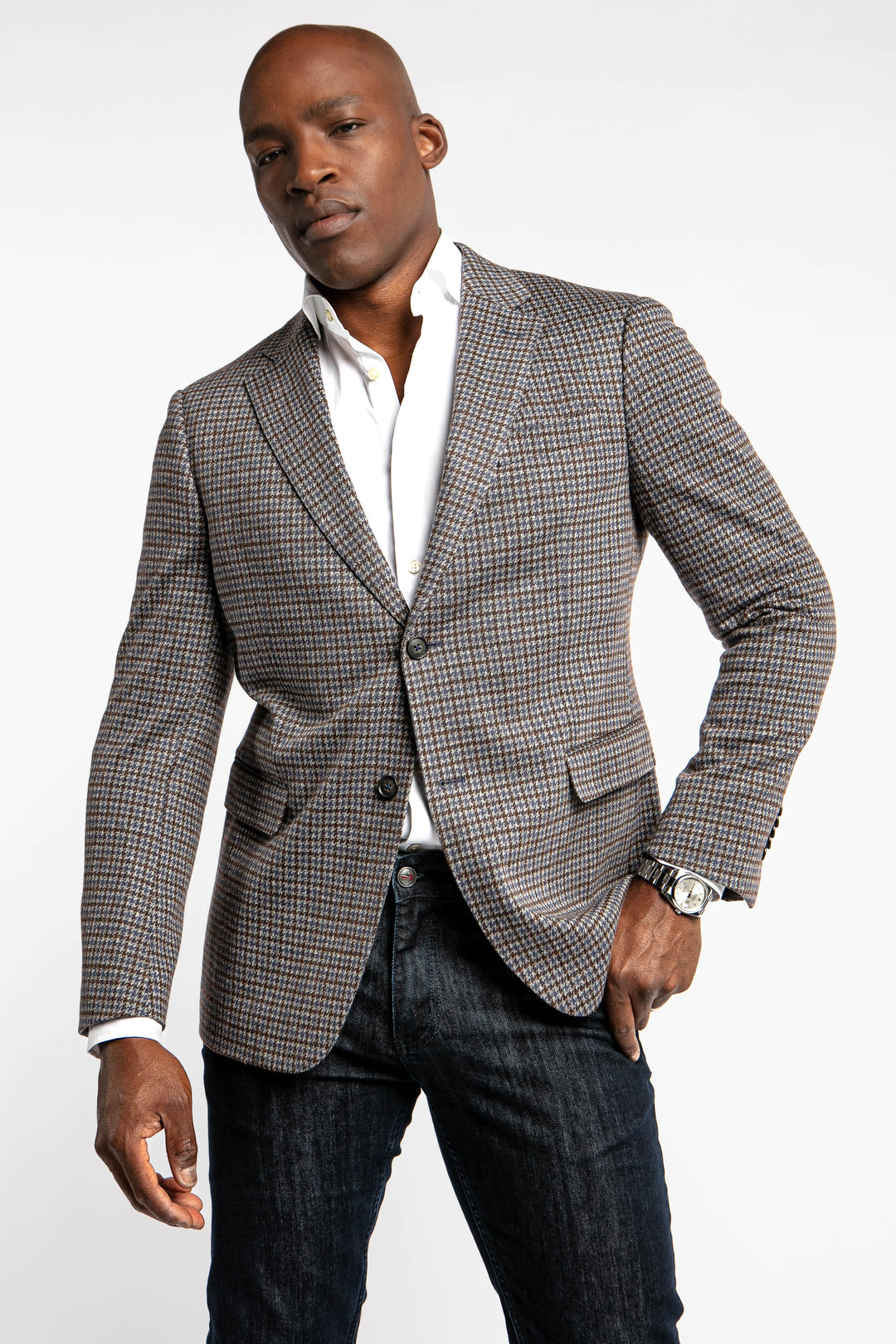 Brett Houndstooth Wool Blend Sport Coat - 7 Downie St.®