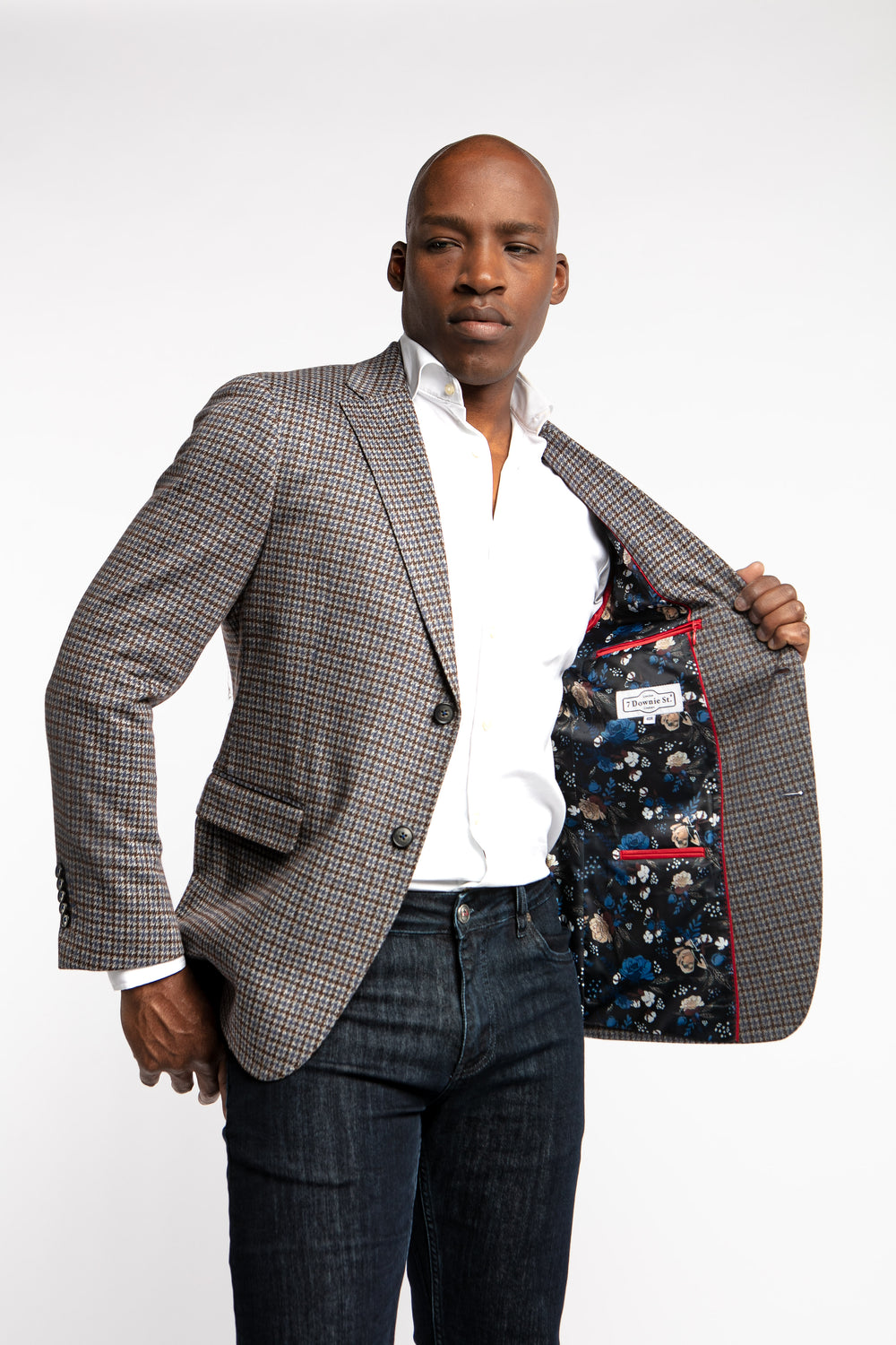 Brett Houndstooth Wool Blend Sport Coat - 7 Downie St.®