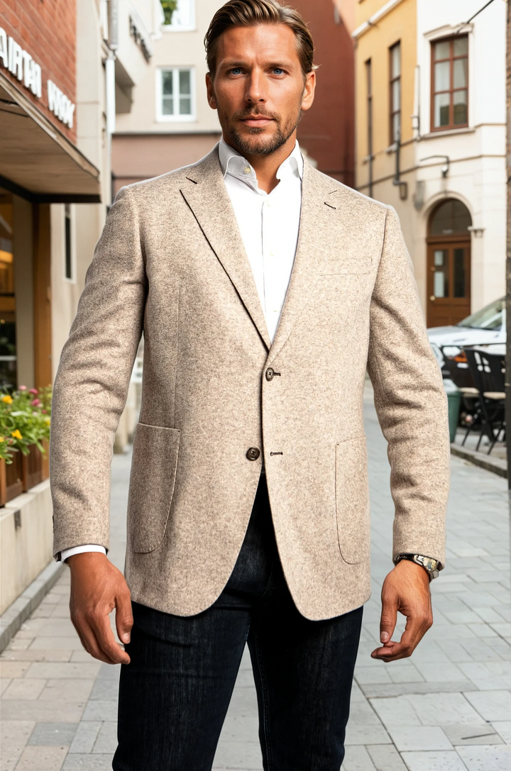 Brooks Oatmeal Blazer