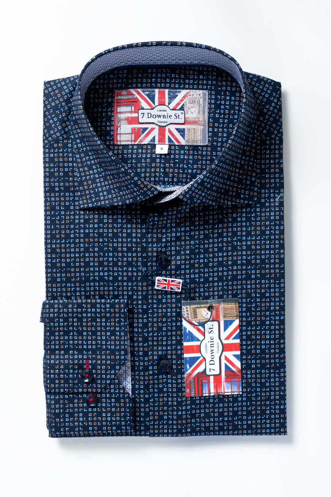 CBL 9 LONG SLEEVES SHIRT IN NAVY - 7 Downie St.®