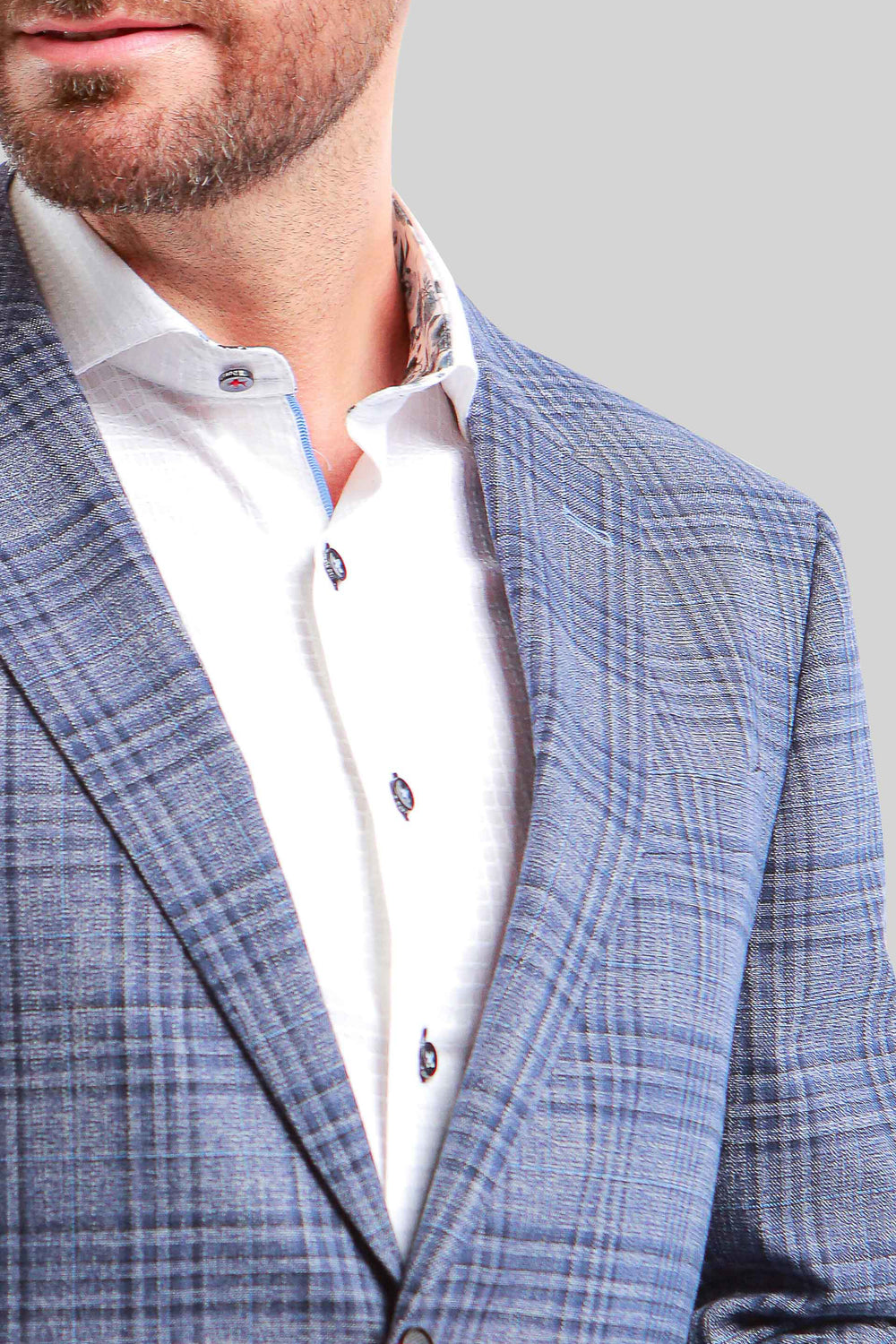 Cole Navy Plaid Blazer - 7 Downie St.®