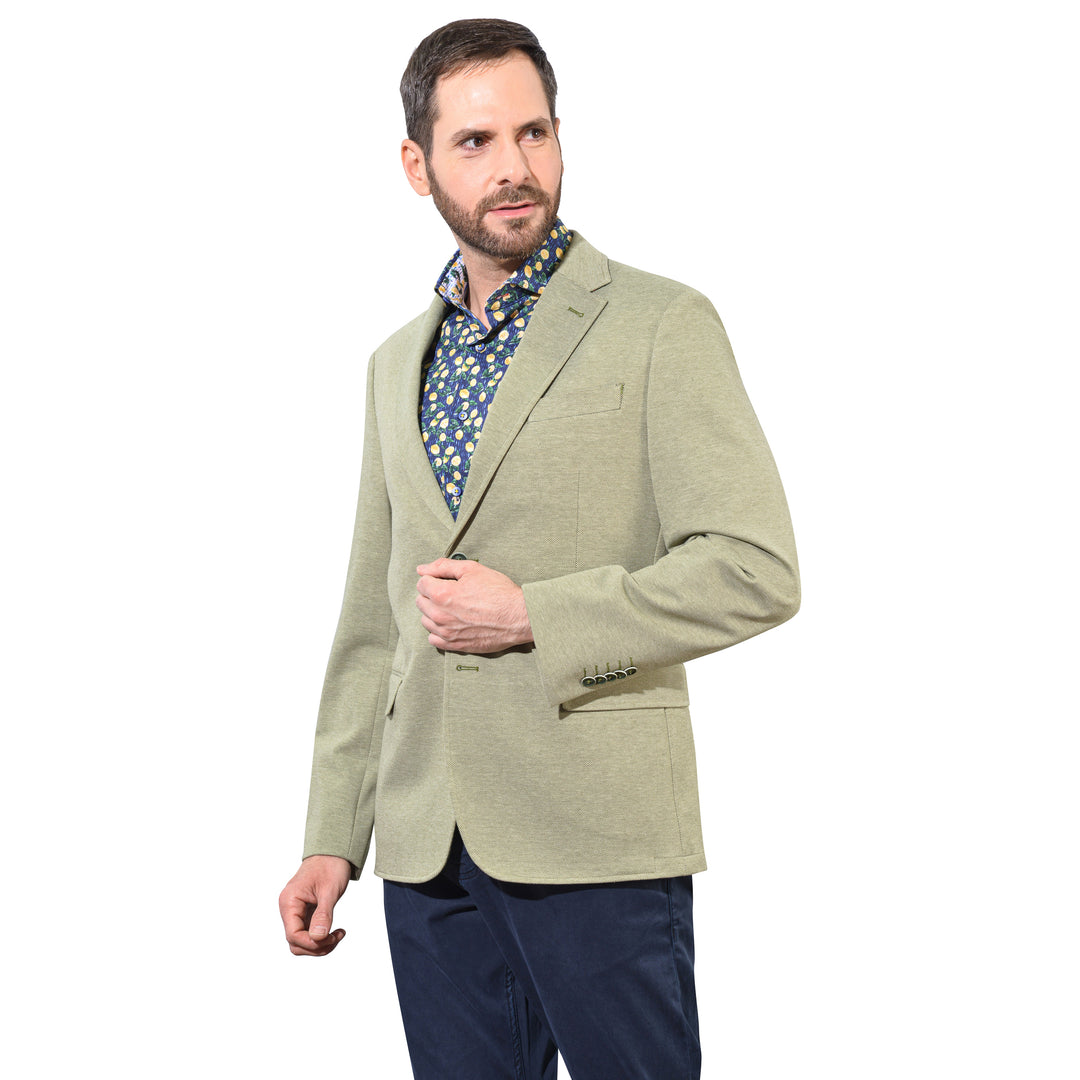 Riga Light Green Knit Blazer - 7 Downie St.®