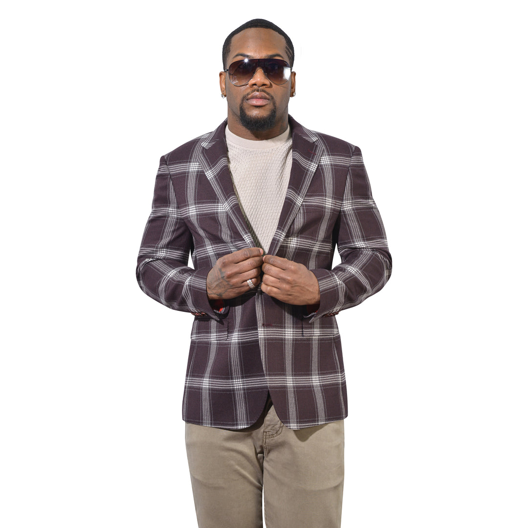 Santiago Brown Plaid Blazer - 7 Downie St.®