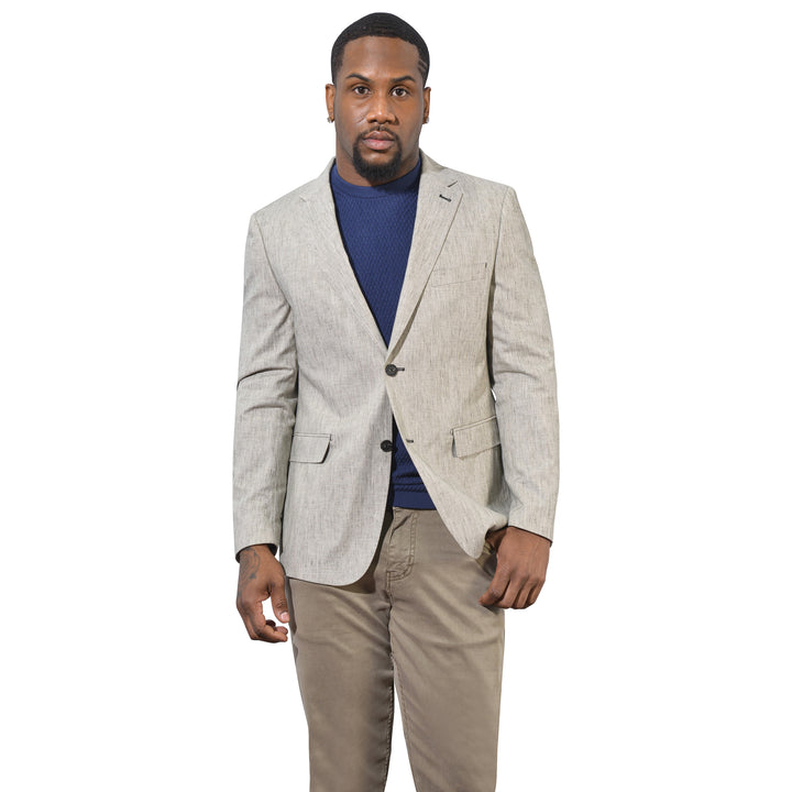 Borg Taupe Linen Blazer - 7 Downie St.®