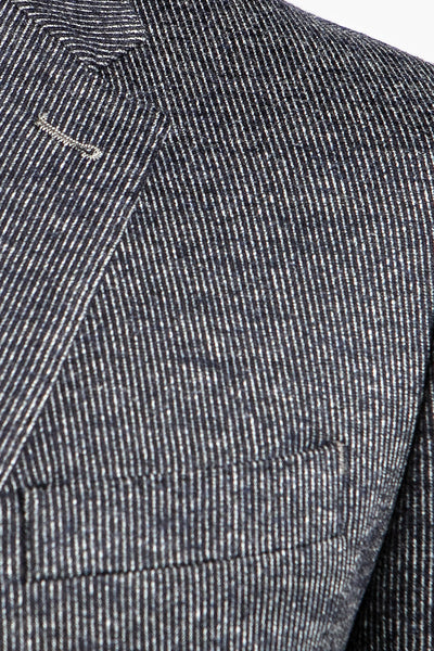 Dante Navy Stripe Wool Blend Sport Coat - 7 Downie St.®