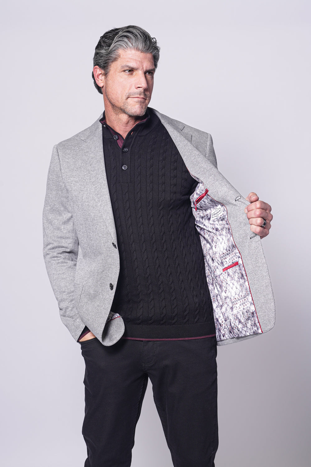 DEERFIELD GREY JACKET - 7 Downie St.®
