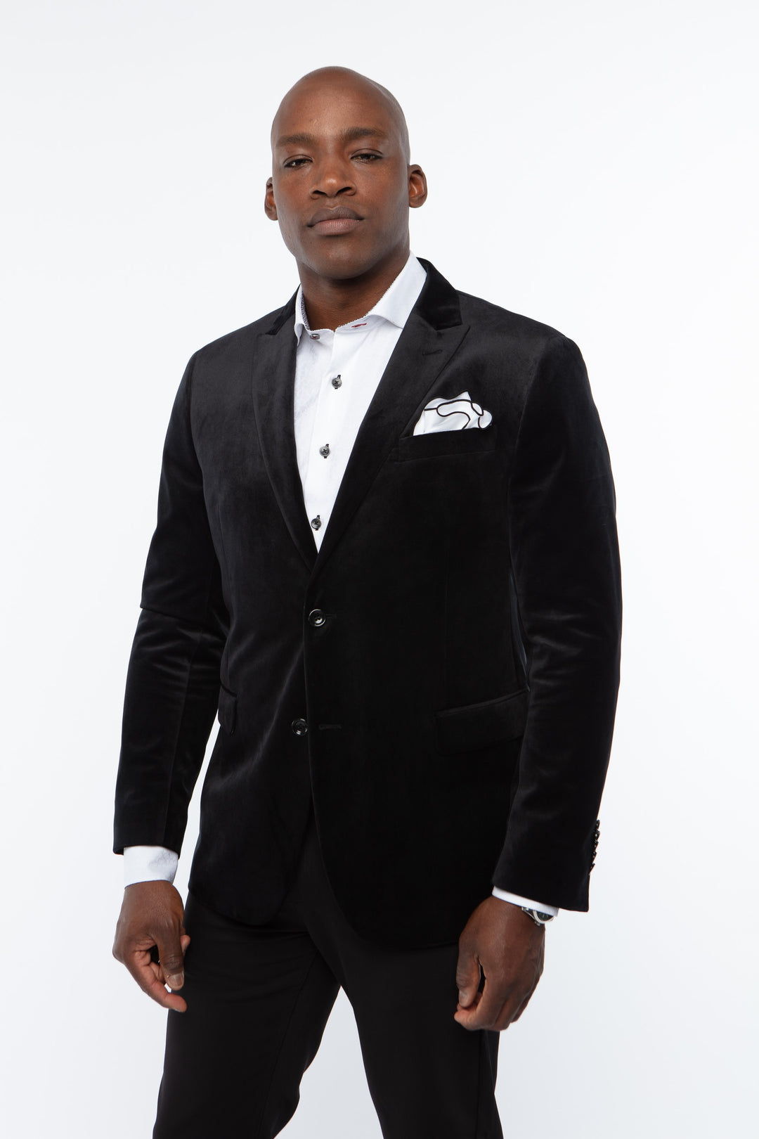 Exton Solid Black Dinner Jacket - 7 Downie St.®