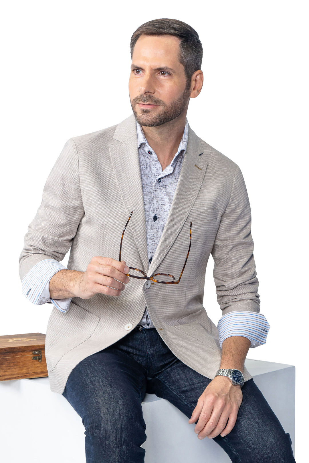 Hartford Linen Lyocell Stretch Blazer - 7 Downie St.®