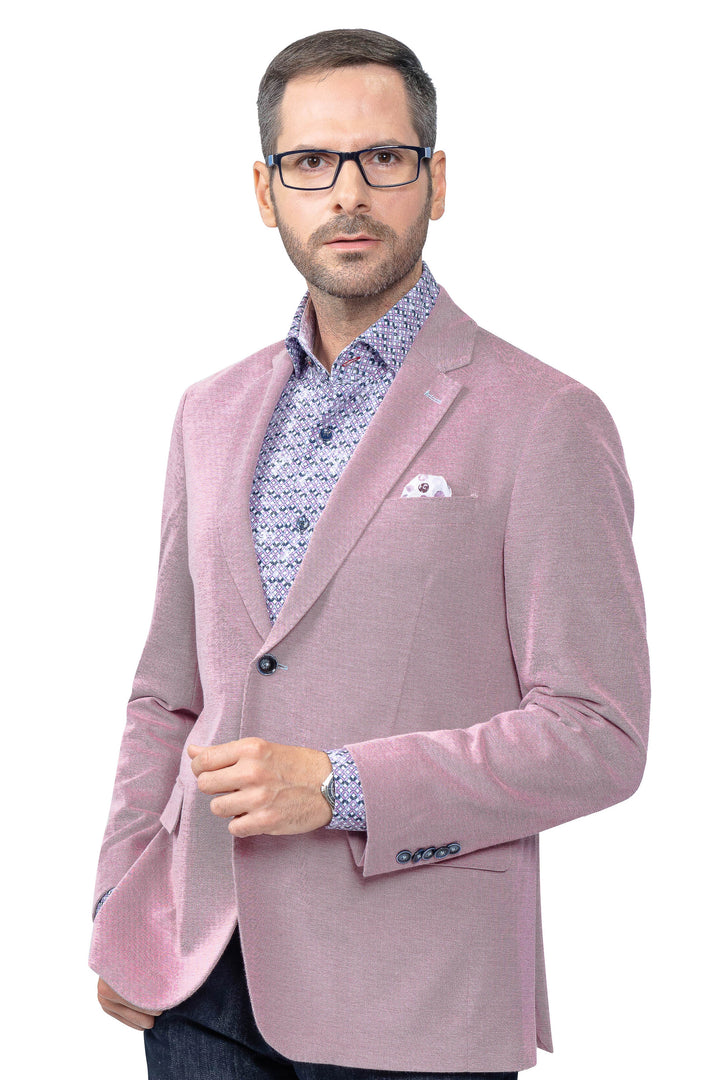 Jameson Pink Cotton Stretch Blazer