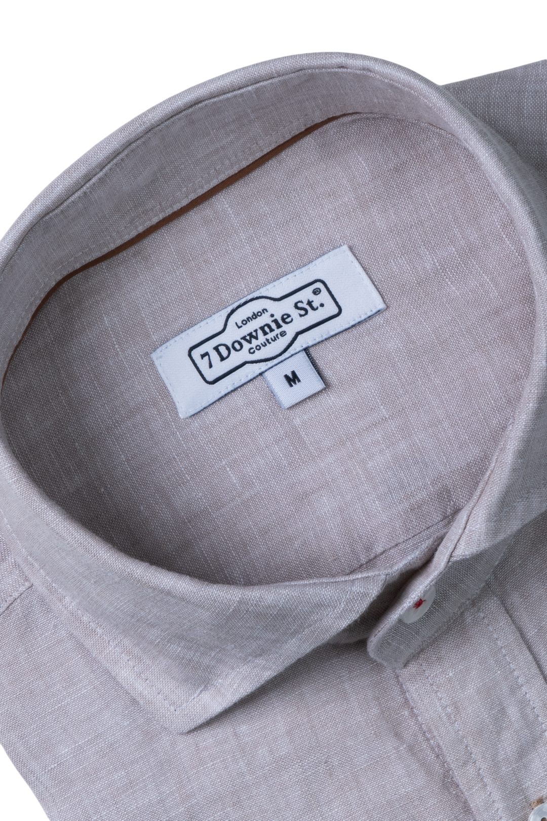 Islington Linen Camel Long Sleeve Sport Shirts