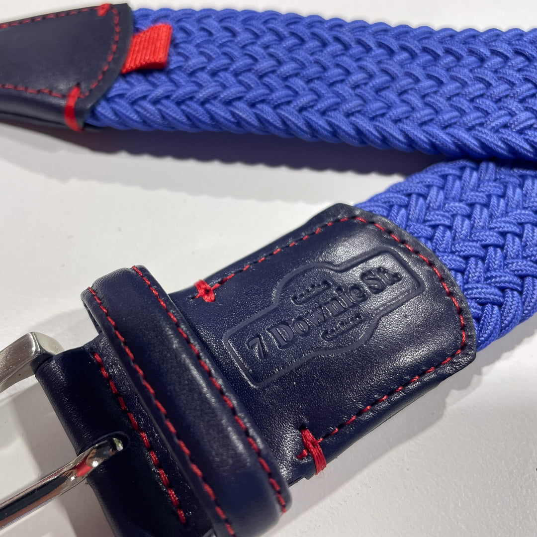 Stretch Woven Belt Blue Sax - 7 Downie St.®