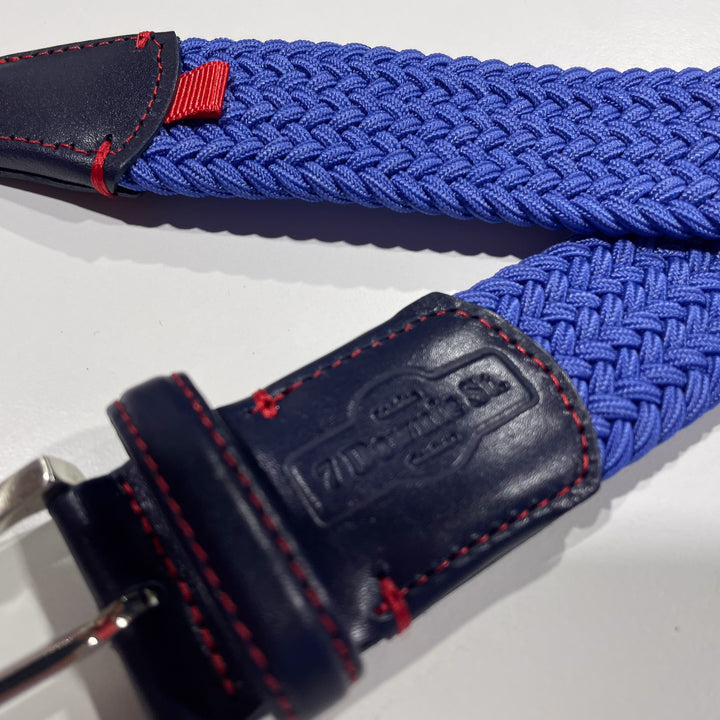 Stretch Woven Belt Blue Sax - 7 Downie St.®